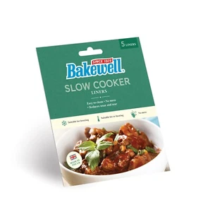 5x Slow Cooker Liners Bag Easy Clean No Mess Reheat 55x30cm Liner Cook - Picture 1 of 1