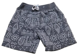 Garanimals Knit Pull On Shorts Baby Boys Size 2t Gray Summer Scene #SPLK - Picture 1 of 4