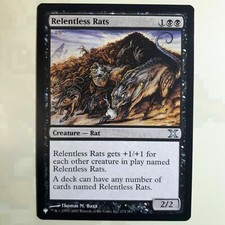 1x RELENTLESS RATS - List/M25/M10 - MTG - NM - Magic the Gathering