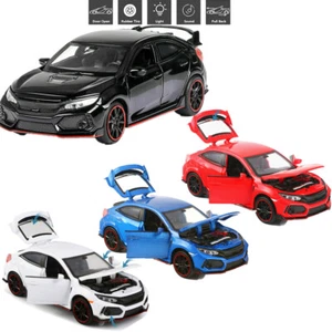 1/32 Replica Pull Back Car Model Doors Lid Openable Toy Vehicle with Sound&Light - Picture 1 of 27