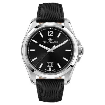 Philip Watch Amalfi R8251218001 Men's Multifunction Watch - Black Dial, Black Le - Image 1 of 4