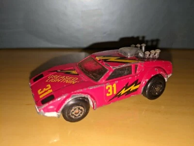 DE COLECCIÓN MATCHBOX 1975 DETOMASO PANTERA ENGRASADO LIGHTNIN' FUNDIDO A PRESIÓN Foto 1 de 4