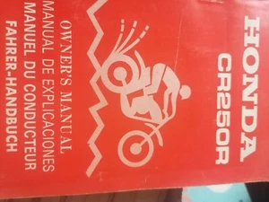 Honda 1982 CR250R  36KA4600 Factory Owners Manual  - Picture 1 of 1