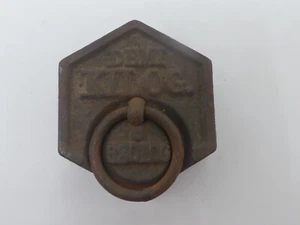antikes altes französiches Gewicht 500 Gramm 5 Hectog Eisen Waage aus Frankreich - Picture 1 of 7