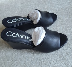 Las mejores ofertas en Parte superior de cuero con cuña Calvin Klein Heels  para Mujer | eBay