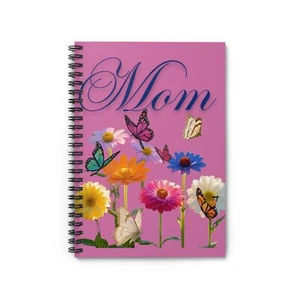 Floral Mom Spiral Notebook - Perfect Gift for Mothers, Mother's Day - Picture 1 of 5