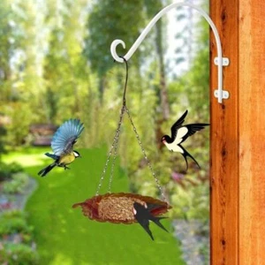Large Capacity Bird Feeder Tray Bird Feeding Dish Hummingbird - Photo 1/8