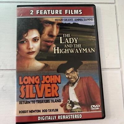 The Lady and the Highwayman & Long John Silver DVD Hugh Grant, 2 Adventure movie - Image 1 of 3