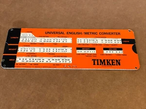 Regla deslizante universal inglés/métrica Timken 1973 - Imagen 1 de 4