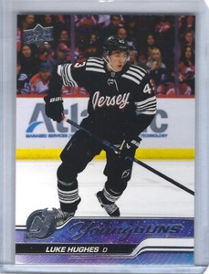 2023-24 Upper Deck #248 Luke Hughes Young Guns Rookie Card