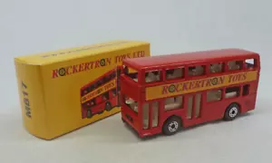 Matchbox Superfast MB17g London Titan Bus "Rockertron" Rosso - Foto 1 di 2