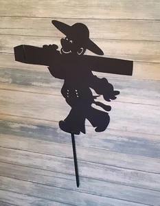 Carpintero con vigas de acero de 3 mm B=40 cm-100 cm con o sin pincho de tierra decoración - Imagen 1 de 4