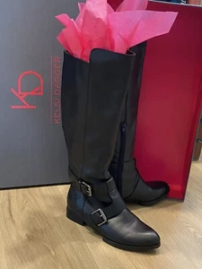 Kelsi Dagger Karavan Leather Boot in Black 8 - Picture 1 of 10