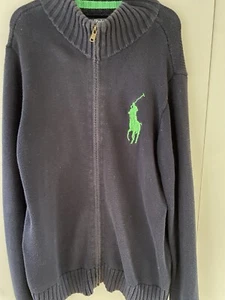 Ralph Lauren Mens Zip Up Knitted Top XL - Picture 1 of 6