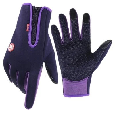 Guantes fríos impermeables a prueba de viento antideslizantes para conducir ciclismo al aire libre  Foto 1 de 4