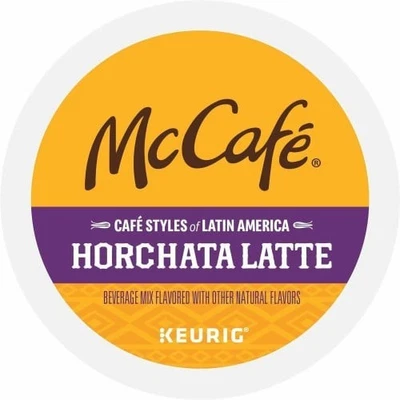 McCafe Horchata 拿铁 K 杯咖啡 24 克拉 – 中号烤包适用于 Keurig Brewer — 第 1/3 张图片
