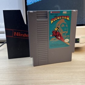 The Rocketeer NES Game Cartridge Tested Working w/ Sleeve Nintendo