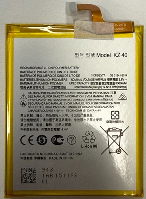 Batería de repuesto para Motorola Z4 XT1980-4 KZ4 3600mAh Foto 1 de 2