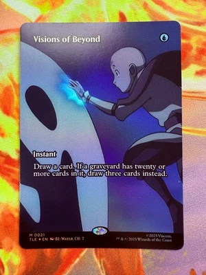 MTG TLE 021 Visions of Beyond NM EN Borderless FOIL - Image 1 of 2