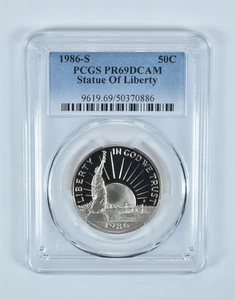 1986-S Statue Of Liberty Commemorative Half Dollar PR69 DCAM PCGS *6636 - Picture 1 of 5