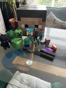 Minecraft Collection - Signed Head Minecraft Steve Head - Picture 1 of 7