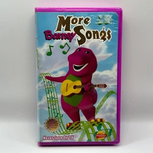 Barney &Friends More Barney Songs VHS 1999 Tape Kids Music Special Edition Video - Picture 1 of 9