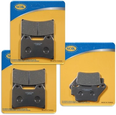 Pastillas de freno delanteras y traseras para BMW F800S F800ST Touring 2006-2012 Foto 1 de 3