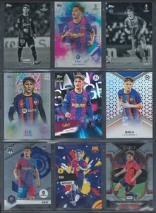 GAVI - BARCELONA & SPAIN - LOT OF 15 TOPPS/PANINI CARDS IN RC ROOKIES - EX - Picture 1 of 4