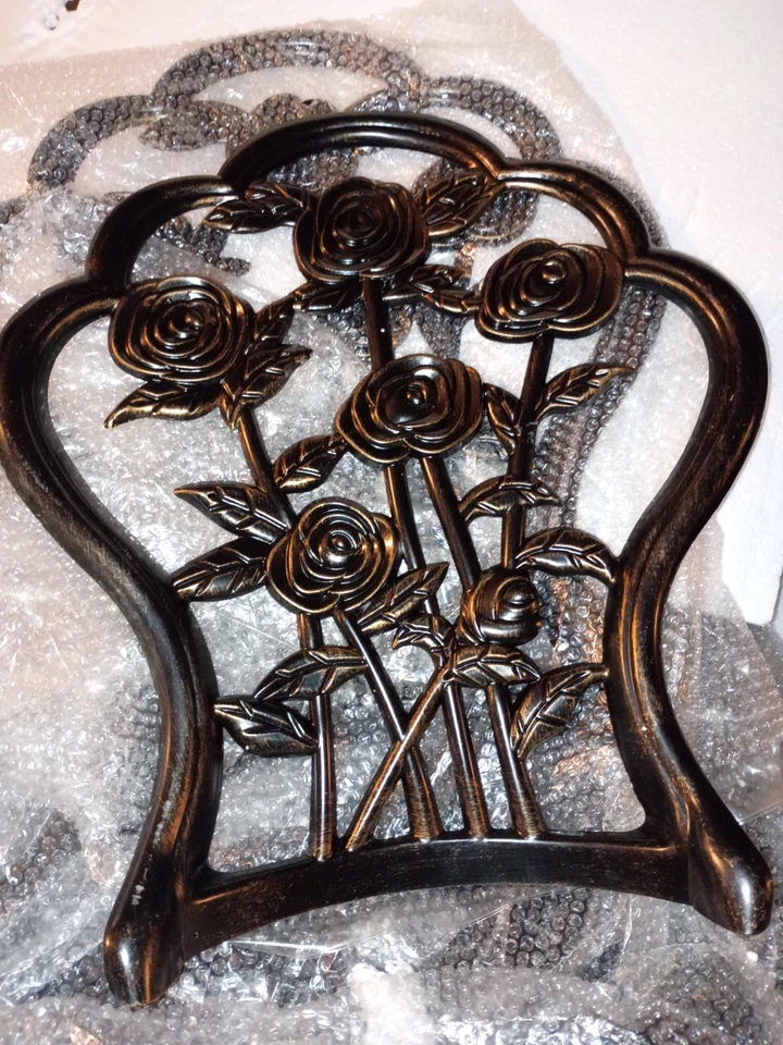 Набор из 3 предметов для патио бистро садовый стол и стул литой алюминий vidaXL  - Изображение 1 из 1