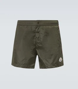 Moncler Urban Olive Swim Trunks Men's Shorts Size M - Picture 1 of 2