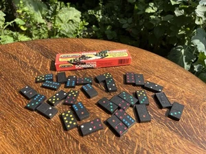 Vintage Spear's Games Colour Dominoes (1983) - 100% Complete Set in Original Box - Picture 1 of 7