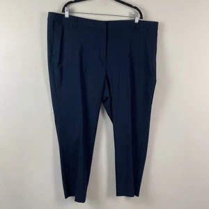 J Jill Wearever Collection Refined Woven Trouser Ankle Pants Size 26 Navy - Picture 1 of 10