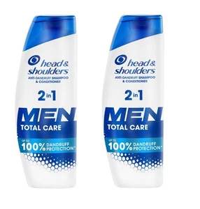 Champú y acondicionador 2 en 1 Head & Shoulders Men Total Care 250 ml x 2 - Imagen 1 de 7