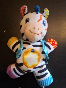 VTECH LIGHTS & STRIPES ZEBRA COLORFUL PLUSH LEARNING TOY  - Picture 1 of 6