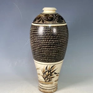 Florero adorno de apreciación de flores y pájaros horno Song Zizhou - Imagen 1 de 8