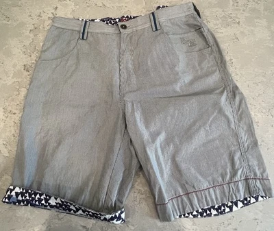 Pantalones Cortos Robert Graham Seersucker Para Hombre Talla 36 Bermudas Frente Plano Preppy Golf Playa Foto 1 de 4