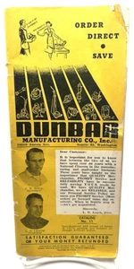 1953 Catalogue Dunbar Manufacturers Supply Co Supplies Vintage - Washington - Picture 1 of 10