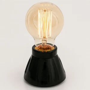 Vintage Retro Porzellan Deckenleuchte Wandleuchte E27 I Lampenfassung - Picture 1 of 14