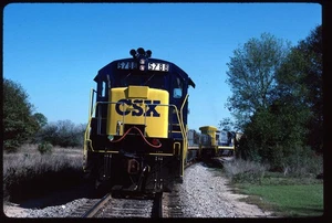 Original Rail Slide - CSXT 5788+ Mulberry FL 2-10-1991 - Picture 1 of 1