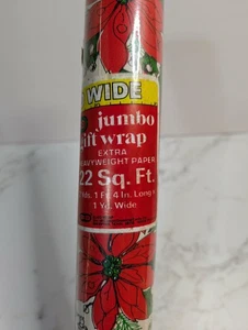 Geschenkpapier Geschenkpapier Weihnachtsstern Vintage 70er Jahre - Bild 1 von 11