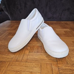 Scarpe comode Birkenstock Oswego in pelle bianche taglia USA 10,5/UE taglia 41 - Foto 1 di 11