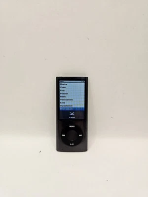 Apple iPod Nano 5th gen 16GB Nero Black  A1320 Funzionante No Audio Esterno  - Immagine 1 di 4