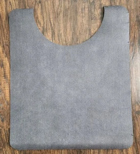 TYUU Bathroom Toilet Rug Mat U Shaped-Absorbent Non Slip, Thin, Gray, 20" x 24" - Picture 1 of 3