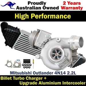 Upgrade Billet Turbo Charger+62mm Intercooler For Mitsubishi Outlander 4N14 2.2L - Picture 1 of 11