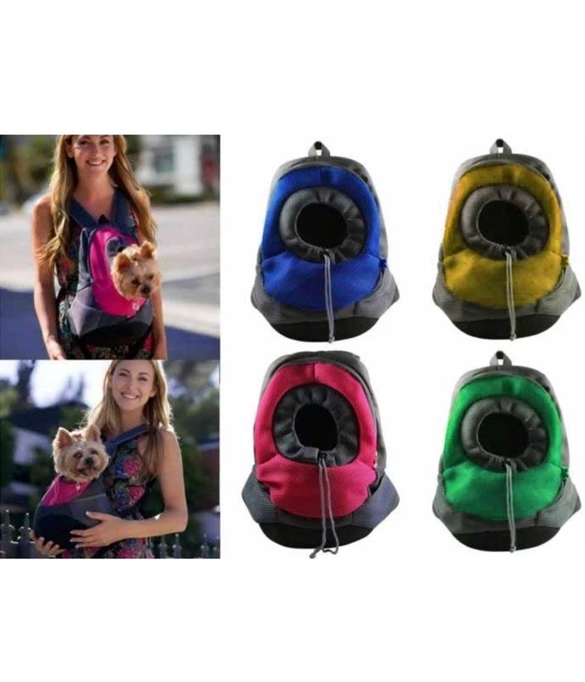 Trasportino Zaino Zainetto Spalla Cane Gatto Animali Marsupio Passeggio Borsa - Immagine 1 di 1