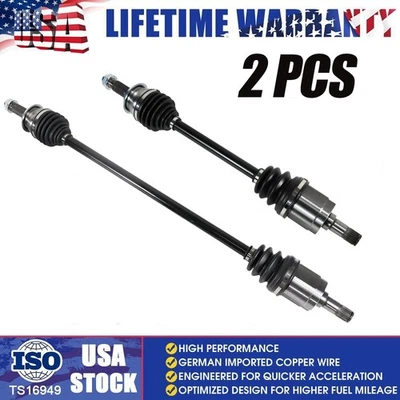 Par de ejes delanteros CV para Honda Civic L4 2006 2007 2008-2013 transmisión automática de 1,8 L Foto 1 de 4