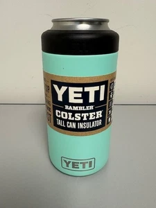 Seafoam YETI® Tall Can Colster® Rambler® - Authentic NEW Rare, Discontinued - Picture 1 of 3