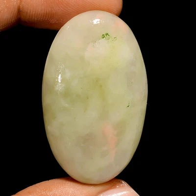 60 Ct Natural Aventurine Loose Gemstone Polished Oval Shape Cabochon 40X24X7 mm - Image 1 of 3