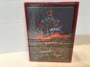 Papyrus Weihnachtskarten Weihnachtsbaum Frohe Weihnachten Frieden Wunder Hoffnung 14 Stück - Bild 1 von 7