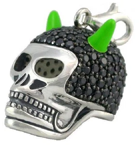 THOMAS SABO T0281 calavera encanto colgante plata 925 pedrería NUEVO - Imagen 1 de 2